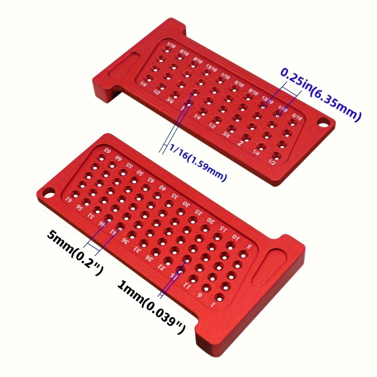 Universal Aluminum Scribe Ruler with Metric and Inch Measurements for Woodworking