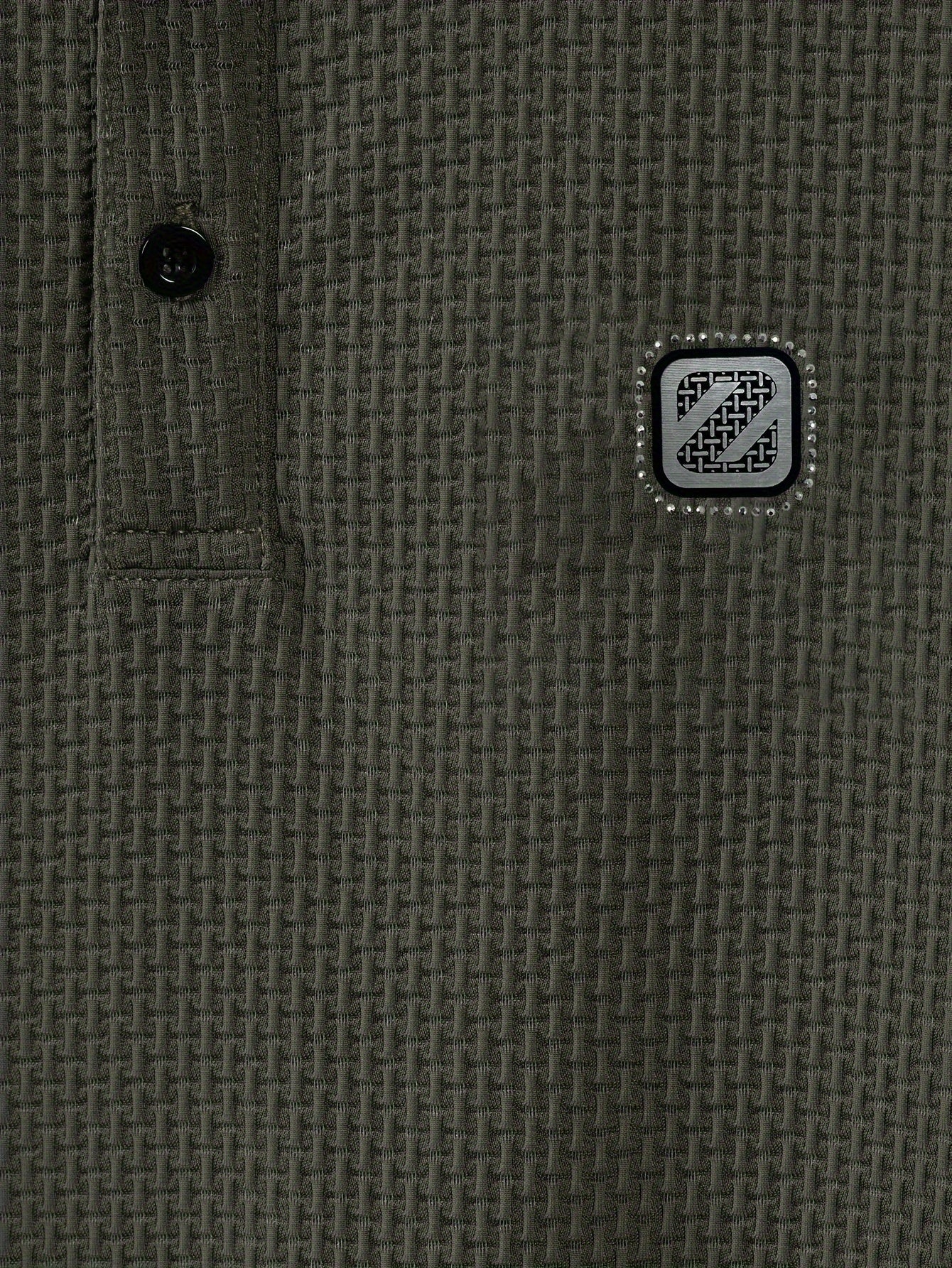 Men's Big and Tall Golf Shirts Breathable Nylon Knit Summer Alphabet Print