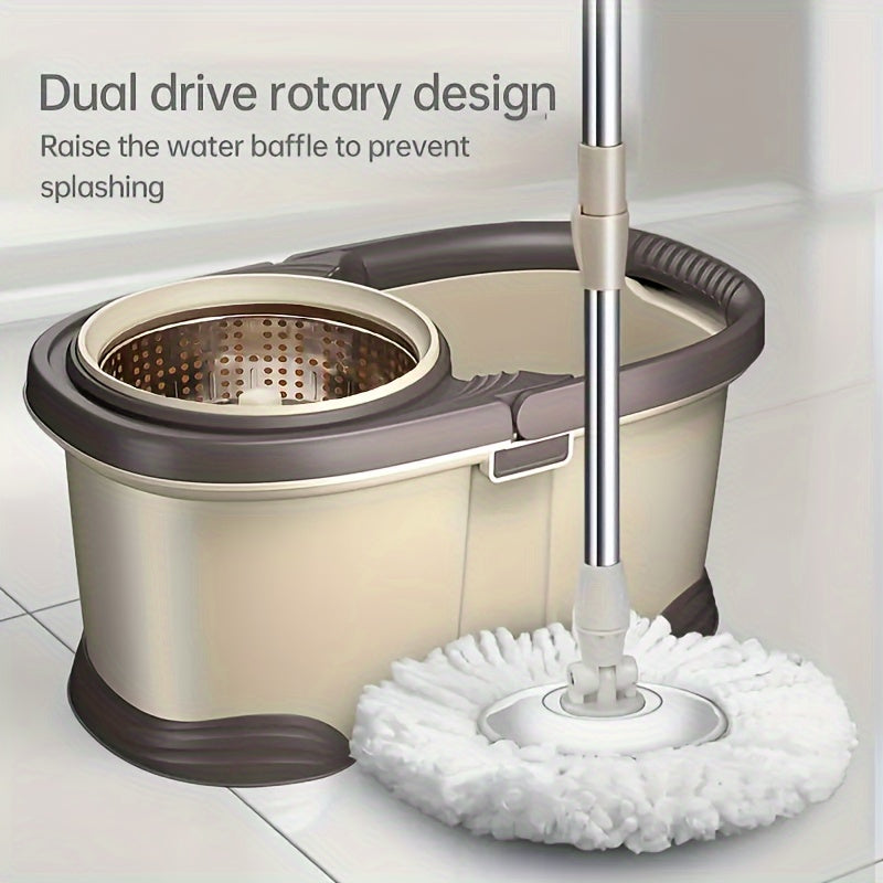 Spin Mop and Bucket Set with Wringer for Wet and Dry Cleaning