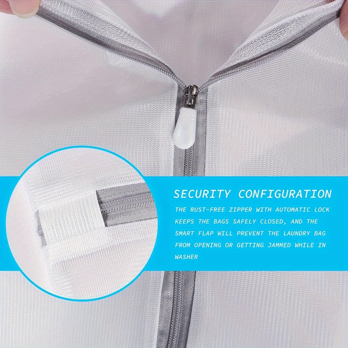 5 Pack Mesh Laundry Bags for Delicate Clothing, Underwear, Bras, Socks