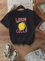 Women's Plus Size Light Blue Casual Short Sleeve T-Shirt Breathable Graphic Top