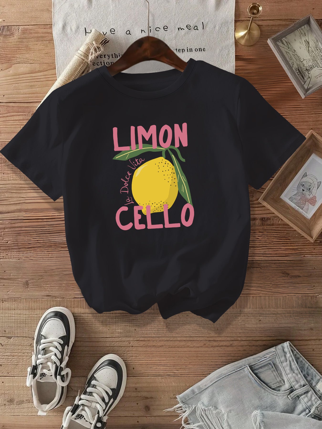 Women's Plus Size Light Blue Casual Short Sleeve T-Shirt Breathable Graphic Top