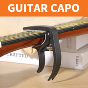 Capo de nylon para guitarra para acústica, eléctrica, clásica y ukulele, ajuste de tono fácil
