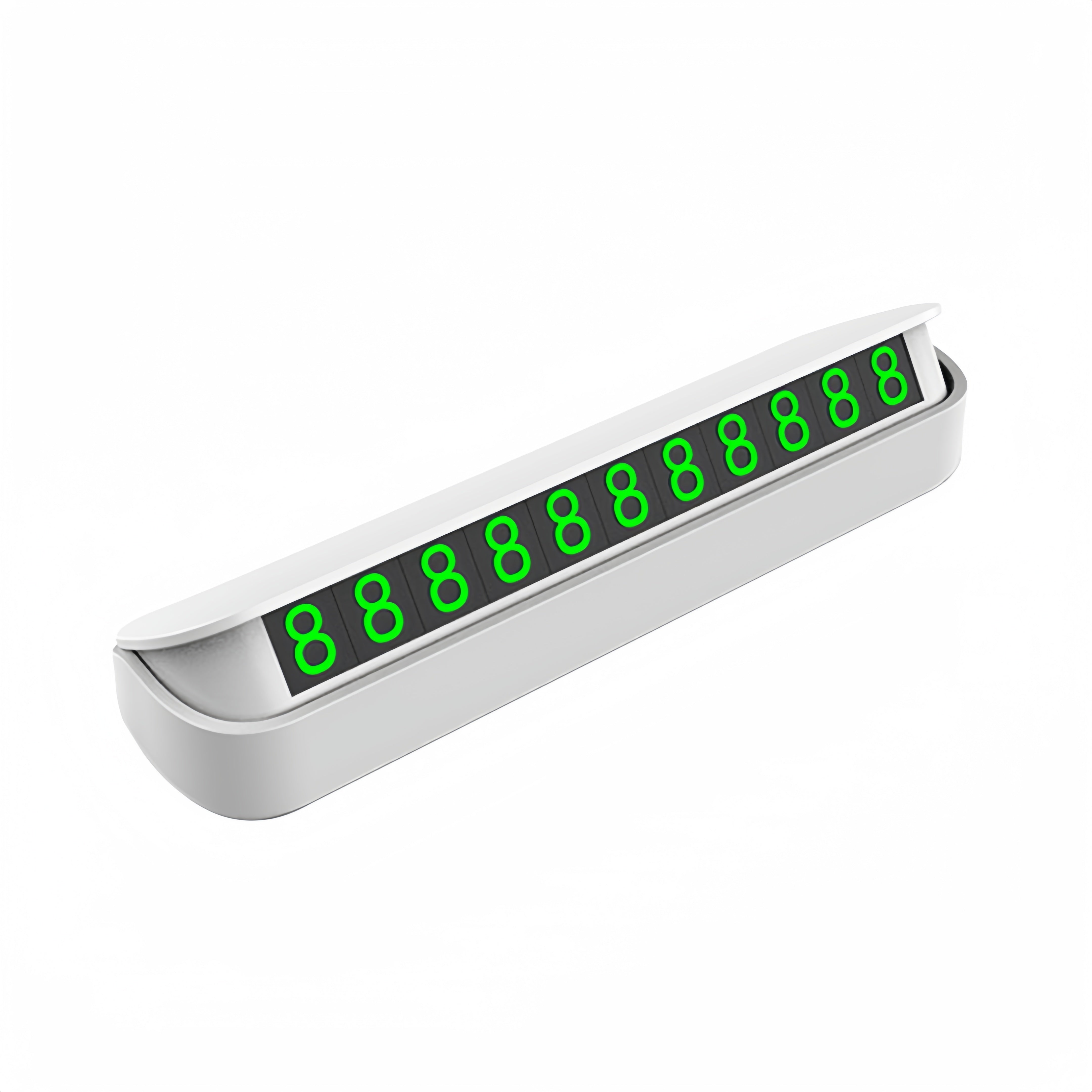 Car Moving Car Phone Number Plate Luminous Interior Supplies