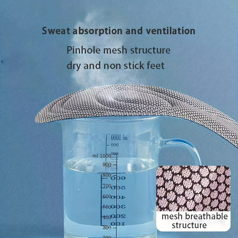 Unisex xotira ko'yi insoles Nano teri so'radigan yugurish yostiqlari oyoq kiyim padlari