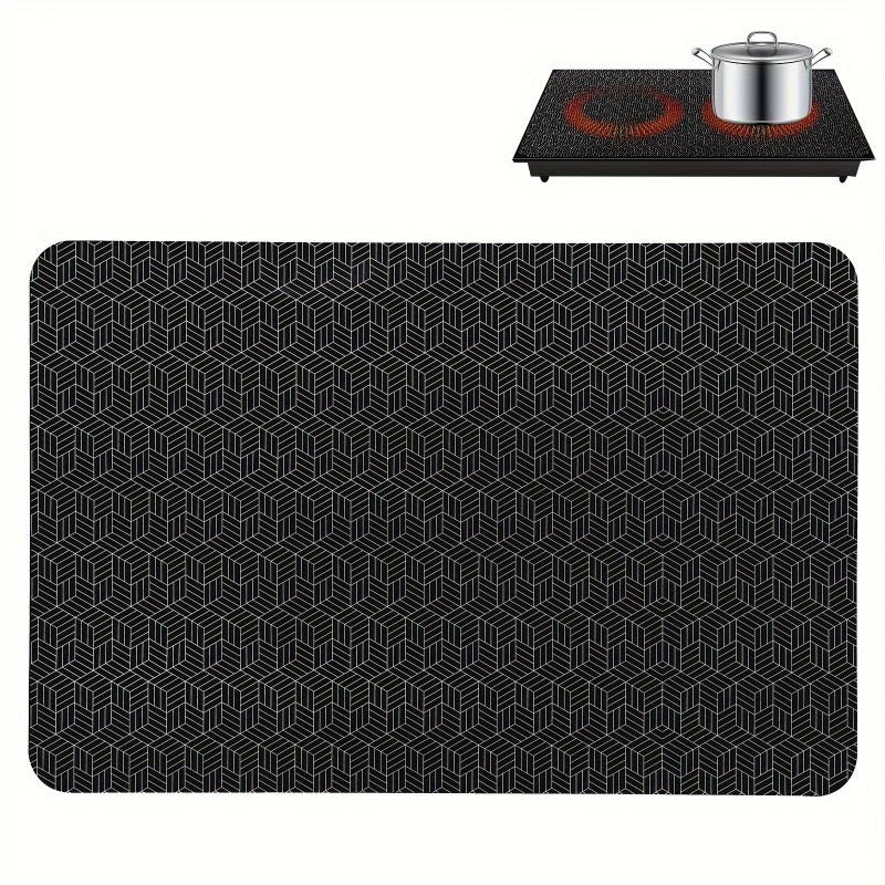 Extra Large Silicone Induction Cooktop Mat Heat-Resistant Non-Scratch Kitchen Protector