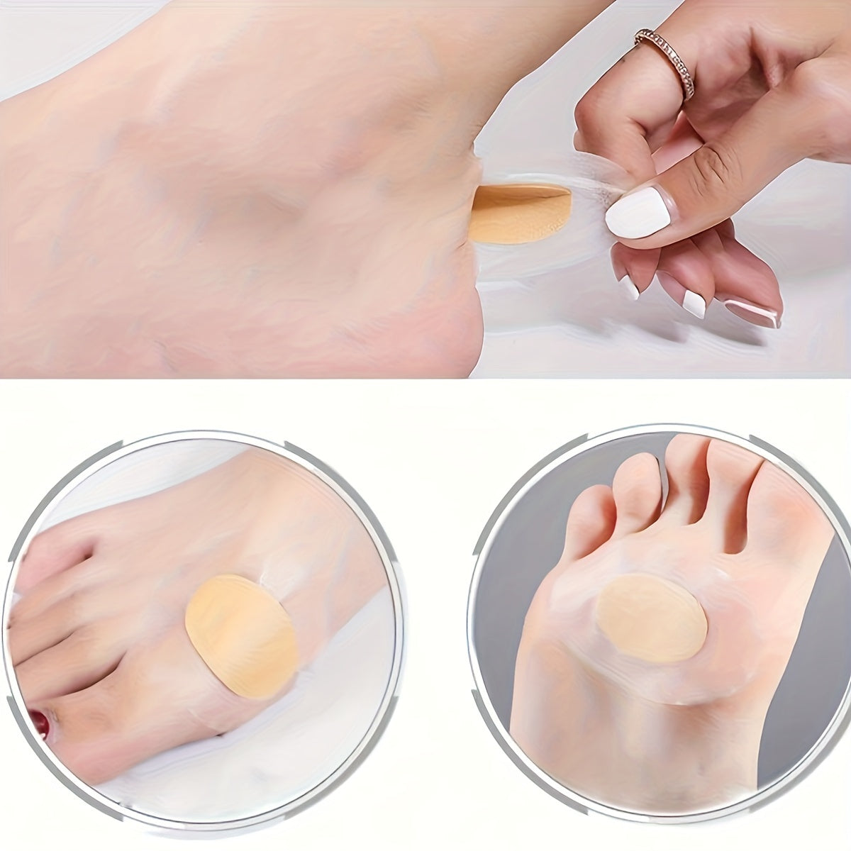 Unisex Gel Heel Pads 30 Pack Waterproof Soft Comfortable Protective Footwear