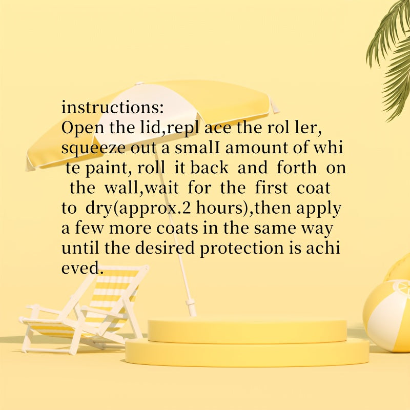 Multi-Specification Wall Paint Roller Durable PP Material for Wall Renovation and Stain Removal