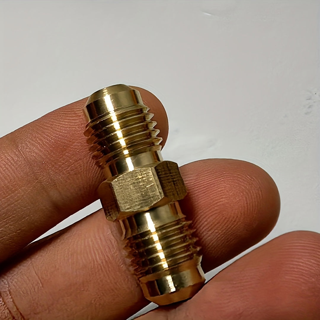 Brass Air Conditioning Copper Tube Adapter Female Male Flare Thread 1/4 3/8 1/2 5/8 3/4 Leak-Proof Joint