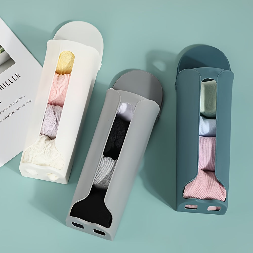 Plastic Wall-Mounted Bag Organizer for Kitchen and Bathroom Storage