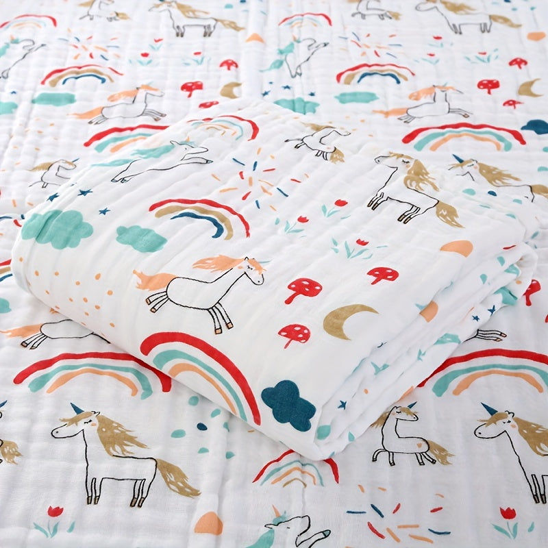 Baby Bath Towel Soft Absorbent 4-Layer Gauze for Children