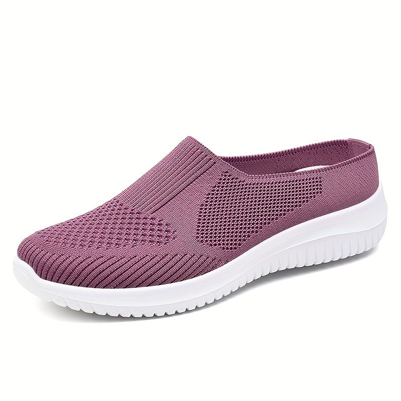 Women's Slip-On Loafers Breathable Fabric PU Sole Casual Spring Summer