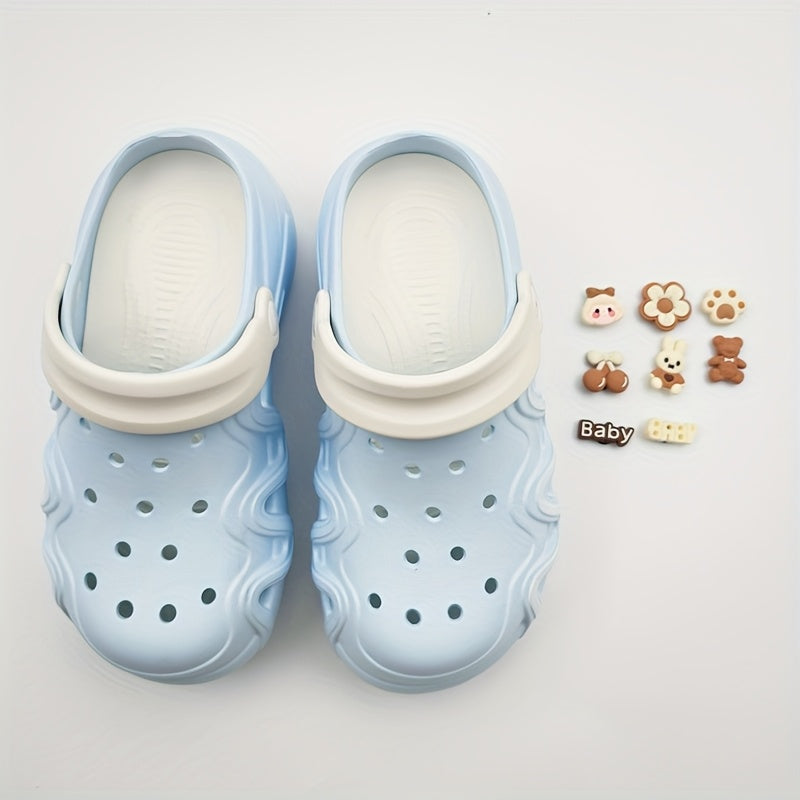 Women's Platform Cloud Slip-On Clogs with Pastel Colors and Non-Slip Sole