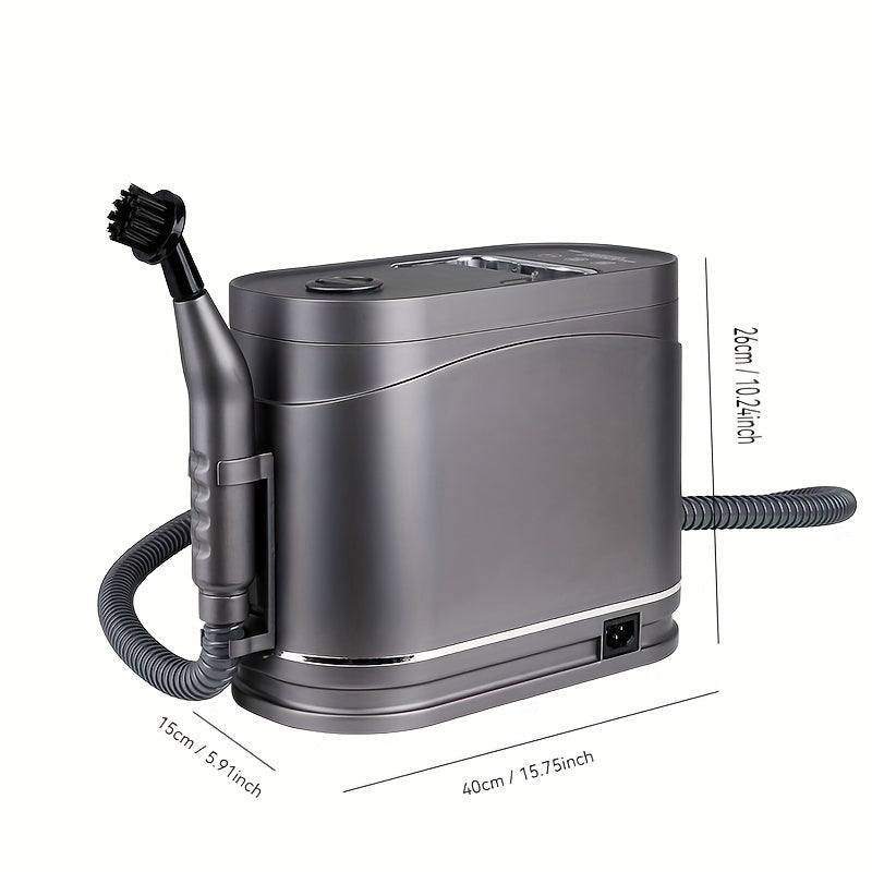 Паровая очиститель высокой температуры для домашнего использования с регулируемым насадкой, емкостью 1200 мл