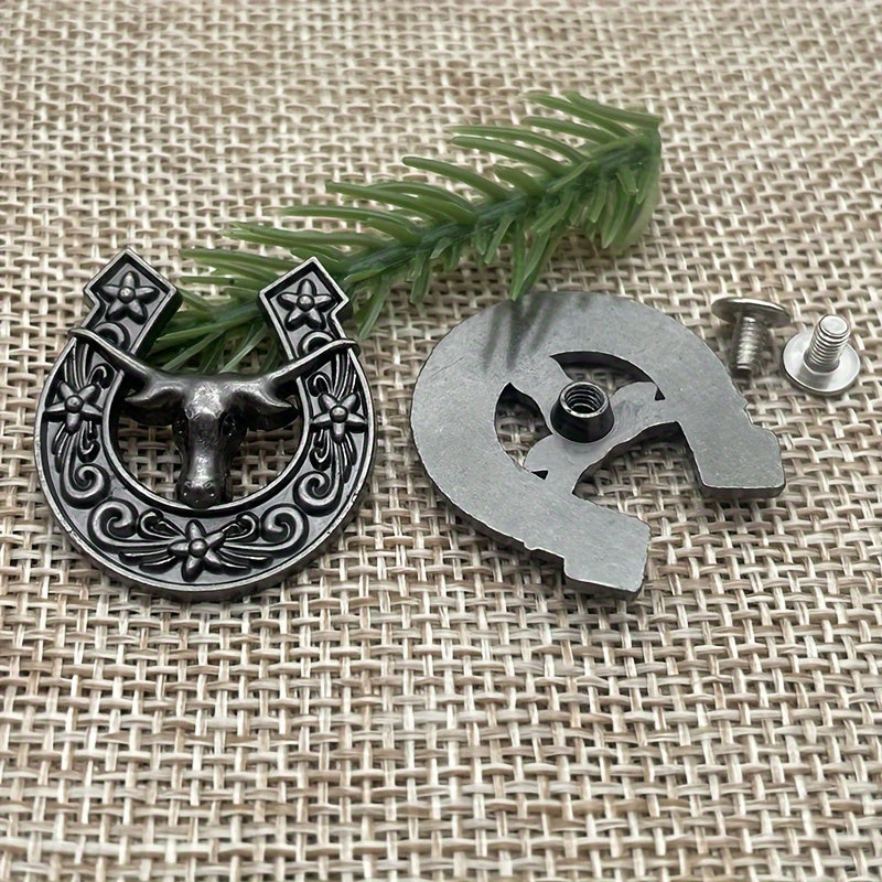 2 ta Norse Mythology ko'ylak tishlari uchun mis qotishidan yasalgan bezakli tugmalar to'plami, charm ishlab chiqarish uchun