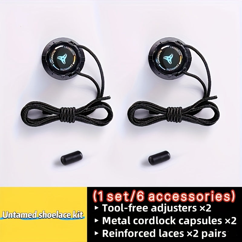 Unisex Shoe Accessories Rotate Fastener for Sports and Outdoor Shoes