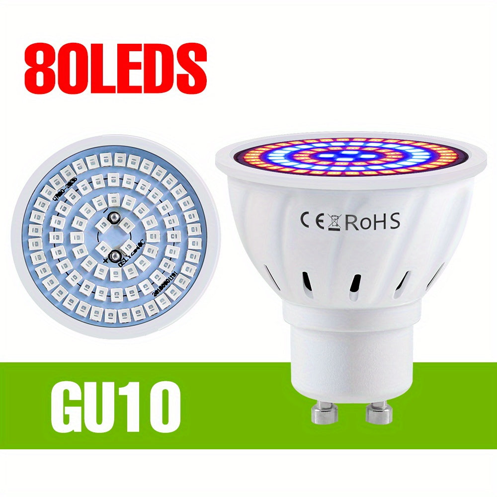 E27 LED Grow Light Bulb Full Spectrum Hydroponic Indoor Plant Lighting Red Blue UV IR 48/60 LEDs