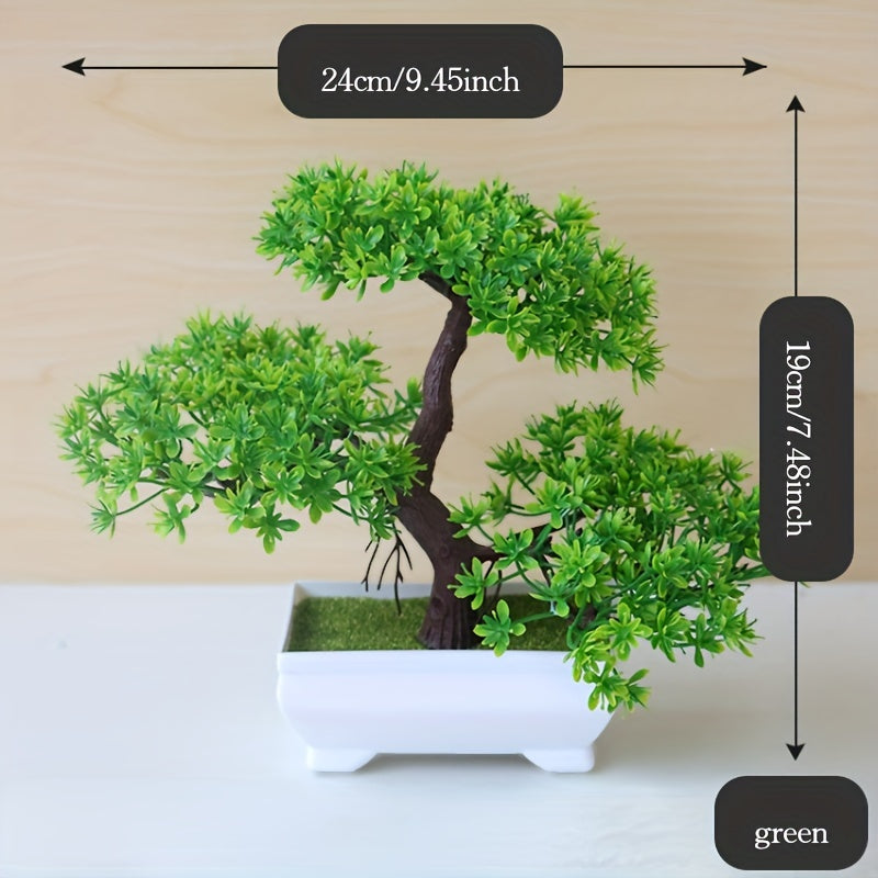 Artificial Bonsai Tree for Room Decor, Entryway, Desk, and Bookcase