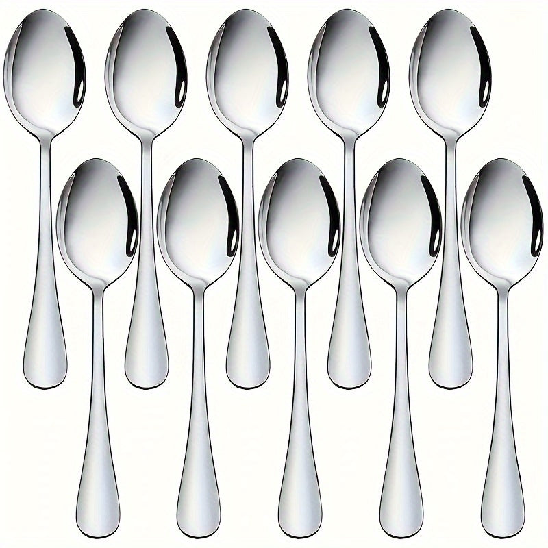 Stainless Steel Dinner Spoons Set 6/12 Pieces Dishwasher Safe