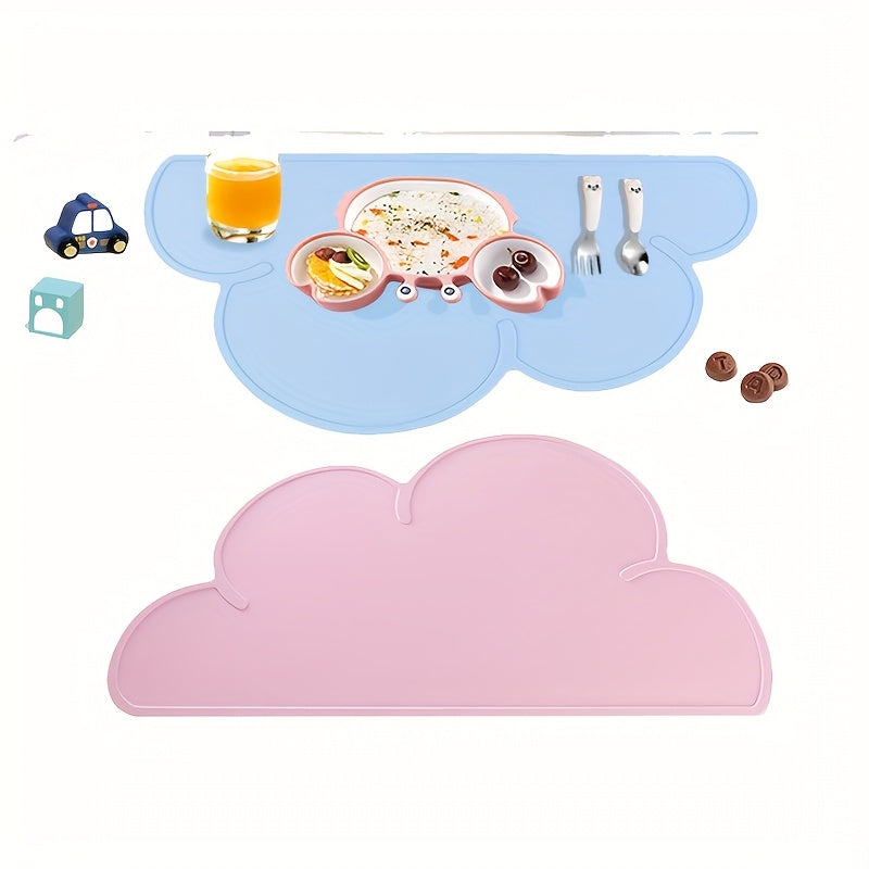 Kids Silicone Table Mats Non-Slip Reusable Food Mats for Children and Toddlers