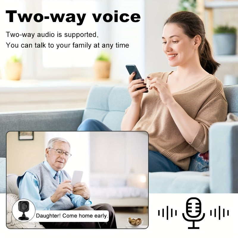 Wireless Security Camera Kit with 1080P HD Night Vision Two-Way Audio Motion Detection