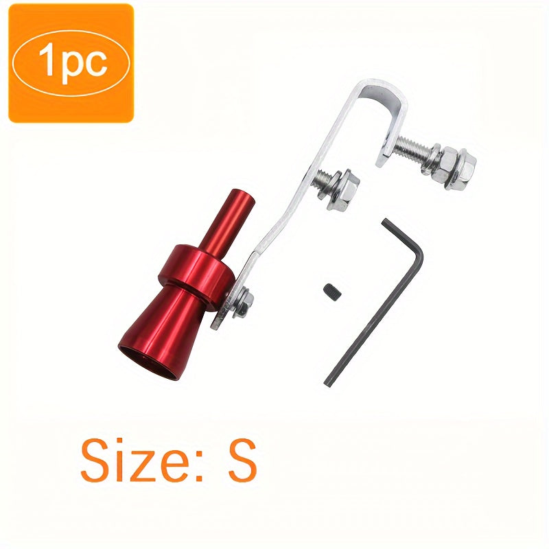 Universal Car Motorcycle Exhaust Noise Enhancer With Colorful Turbo Sound Whistles