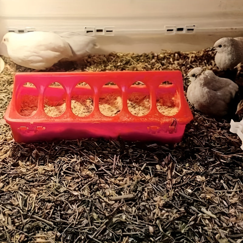 Durable TPU Bird Feeder with 12-Hole Design for Quail Pigeons Small Animals