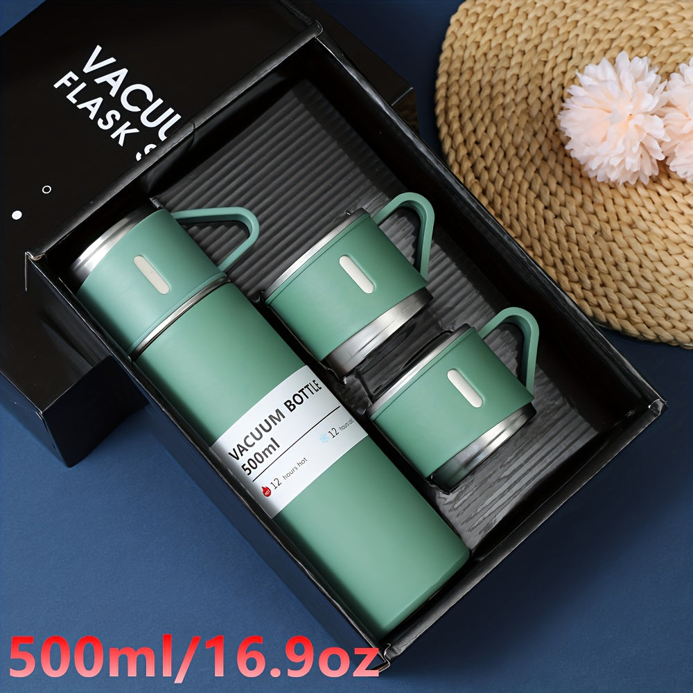 500ml Stainless Steel Thermal Mug Vacuum Insulated for Hot Cold Beverages Outdoor Office