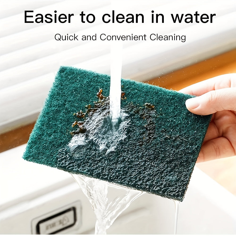 Набор из 30 высококачественных кухонных губок для мытья посуды - прочные, безцарапинные чистящие спonges с двухсторонним дизайном для быстрого и эффективного мытья посуды и уборки, абсорбирующие и универсальные, идеально подходят для дома и школы.