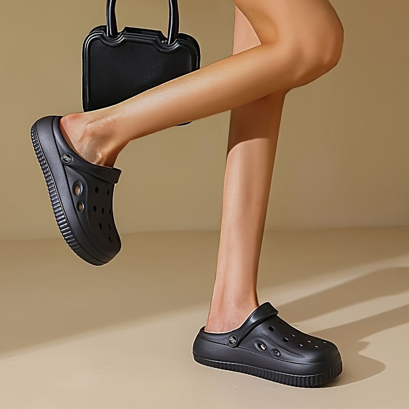 Women's EVA Clogs Slip-On Sandals Breathable Non-Slip Flat Heel