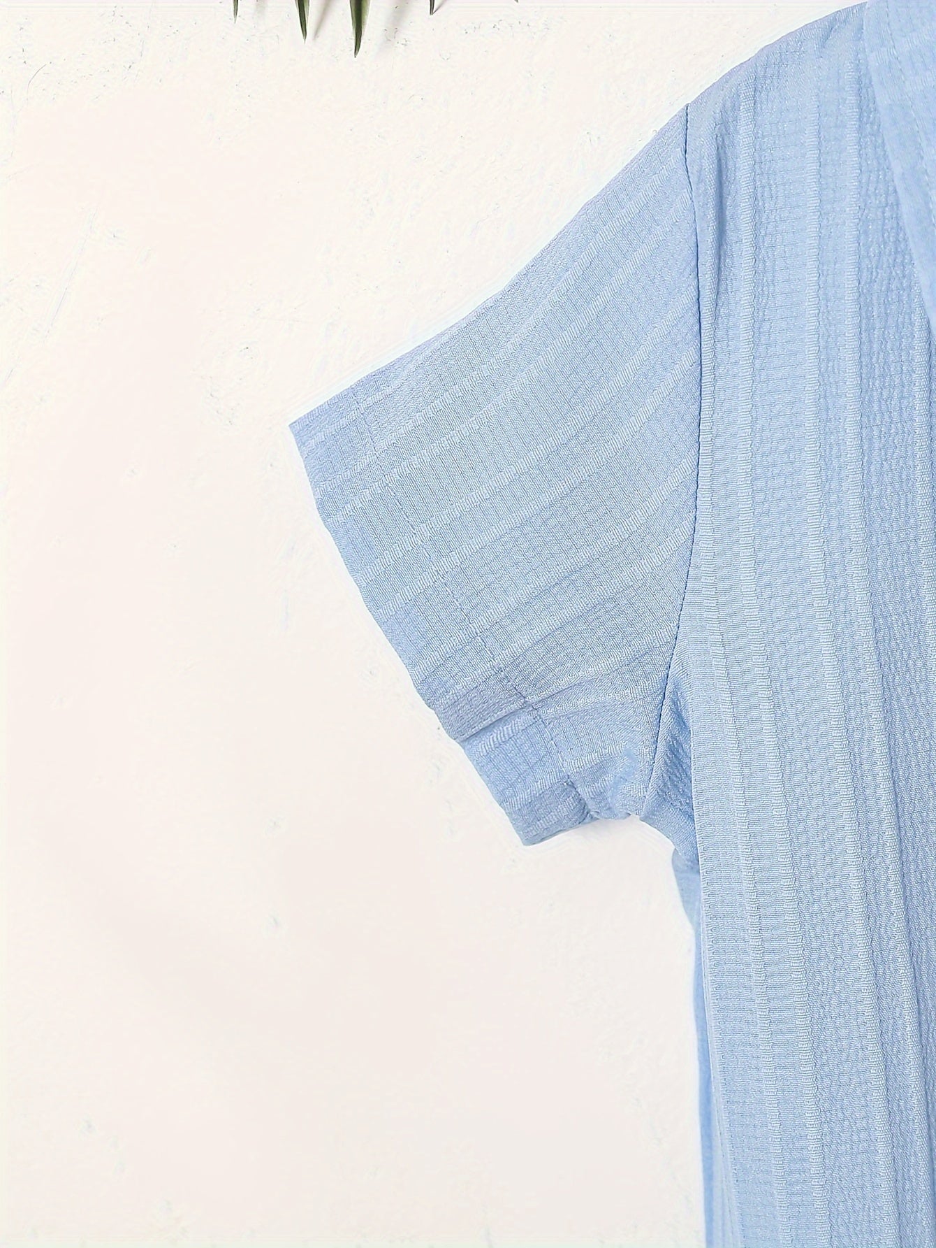 Boy's Summer Cotton Button Shirt and Shorts Set Age 12 and Under