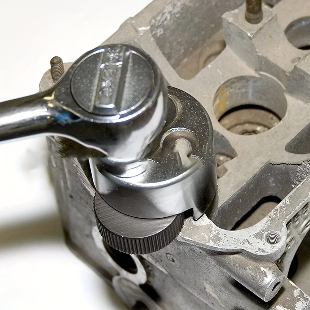 Heavy Duty Steel Bolt and Nut Extractor Tool, Adjustable 1/4” to 3/4” Drive Ratchet for Cars and Trucks