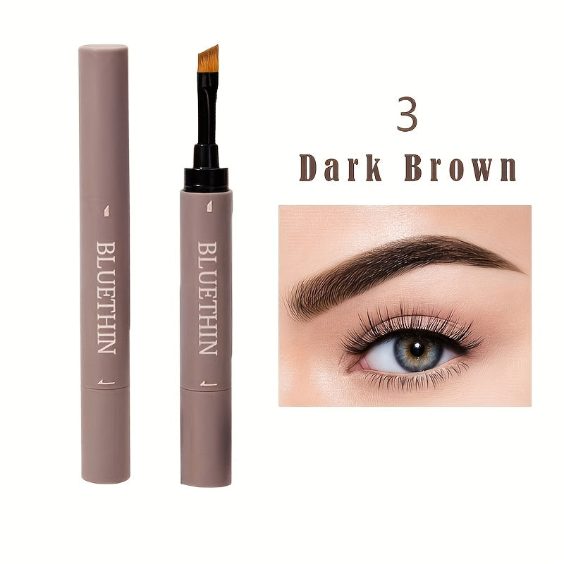 Женская водостойкая помада для бровей с двойным концом, стойкая к смазыванию и длительного действия