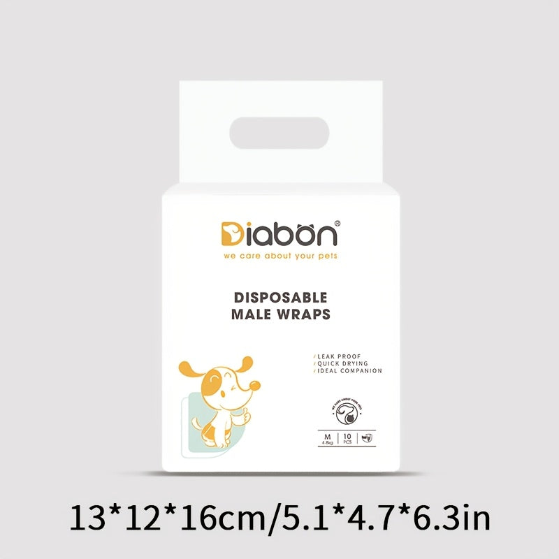 Dog Diapers Pack of 10 in Sizes S M L XL Polyester Safety and Physiological Pants