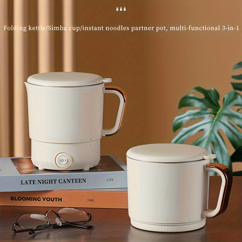 304 ta zanglamaydigan po'latdan yasalgan portativ mini elektr pechka, buklanuvchi induksiya issiq qozon, qopqog'i, bardoshli ABS tutqich va 1-2 kishilik sig'imga ega. Yevropa standarti rozetkasi bilan jihozlangan, ideal uchun