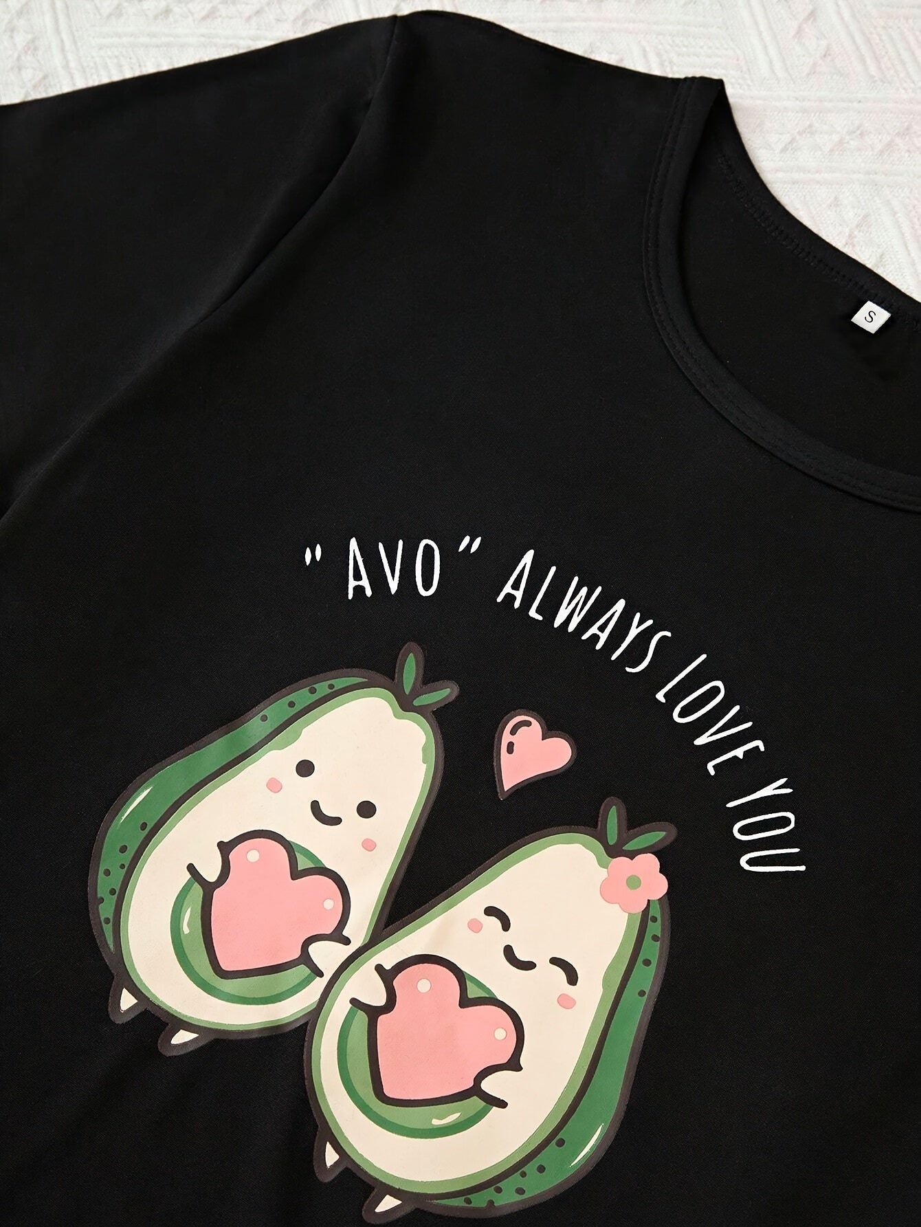 O'smir qiz uchun multfilm printli pijama to'plami