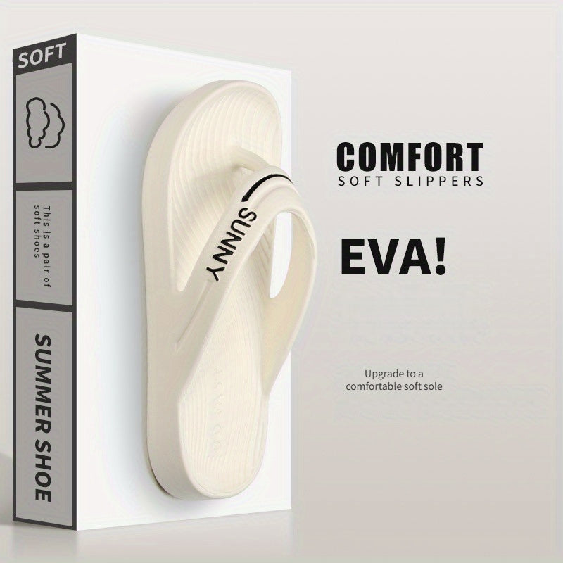 Unisex EVA Non-Slip Comfortable Sandals Minimalist Stripe Indoor Outdoor