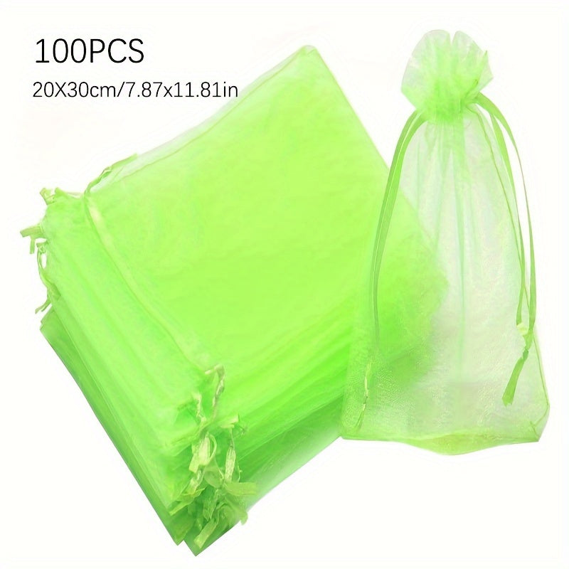 20x30cm Garden Netting Bags for Pest Control Protecting Fruits from Birds and Insects Pack of 50 or 100