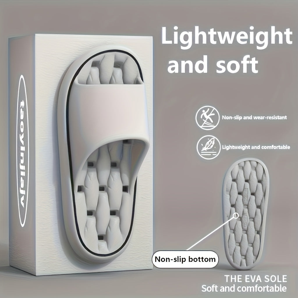 Unisex EVA Non-Slip Sandals Minimalist Stripe Comfortable All Seasons