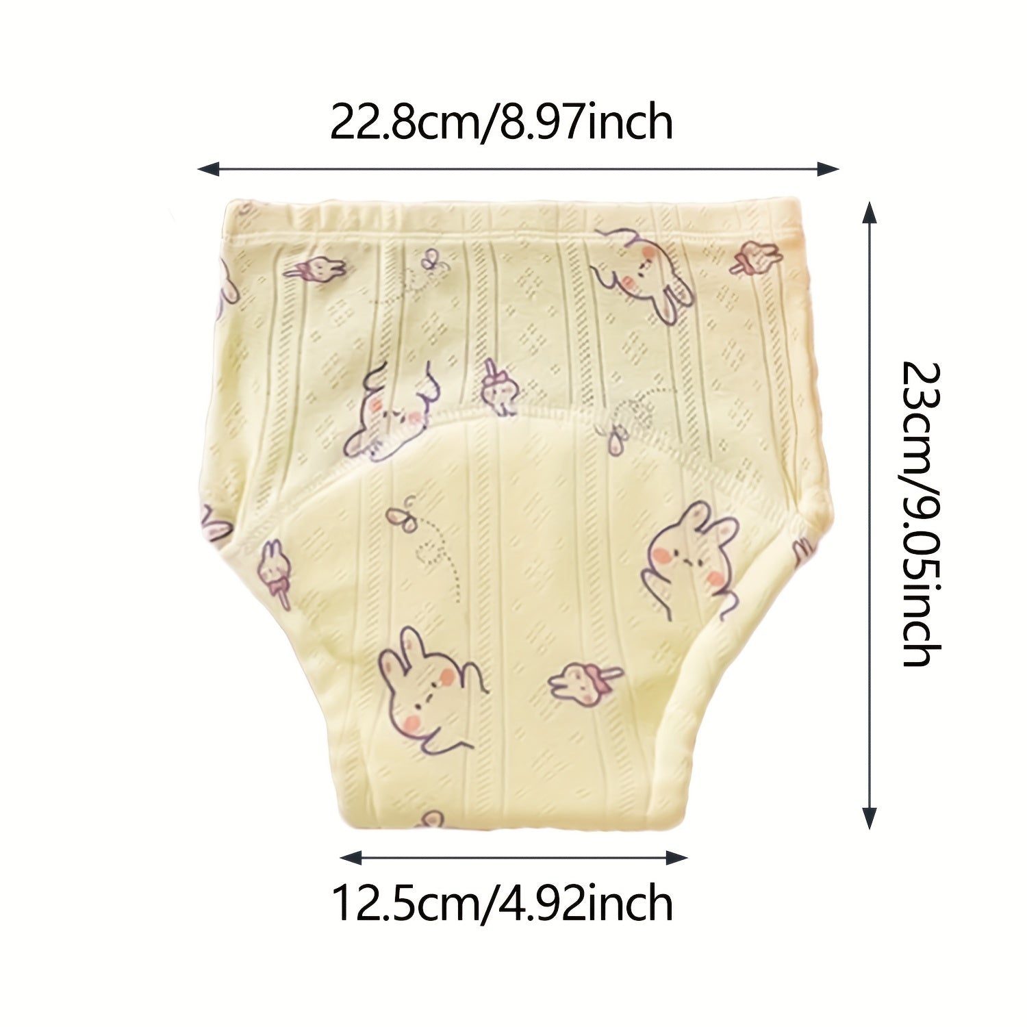 Qizlar uchun yumshoq va nafas oladigan trening shimlari - 6 ta to'plam. Suvni o'zlashtiruvchi mato pampers, ideal ta'til sovg'asi. Oq, pushti va sariq ranglarda mavjud.