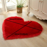 Thickened Heart-Shaped Love Carpet for Bedroom Living Room Bedside