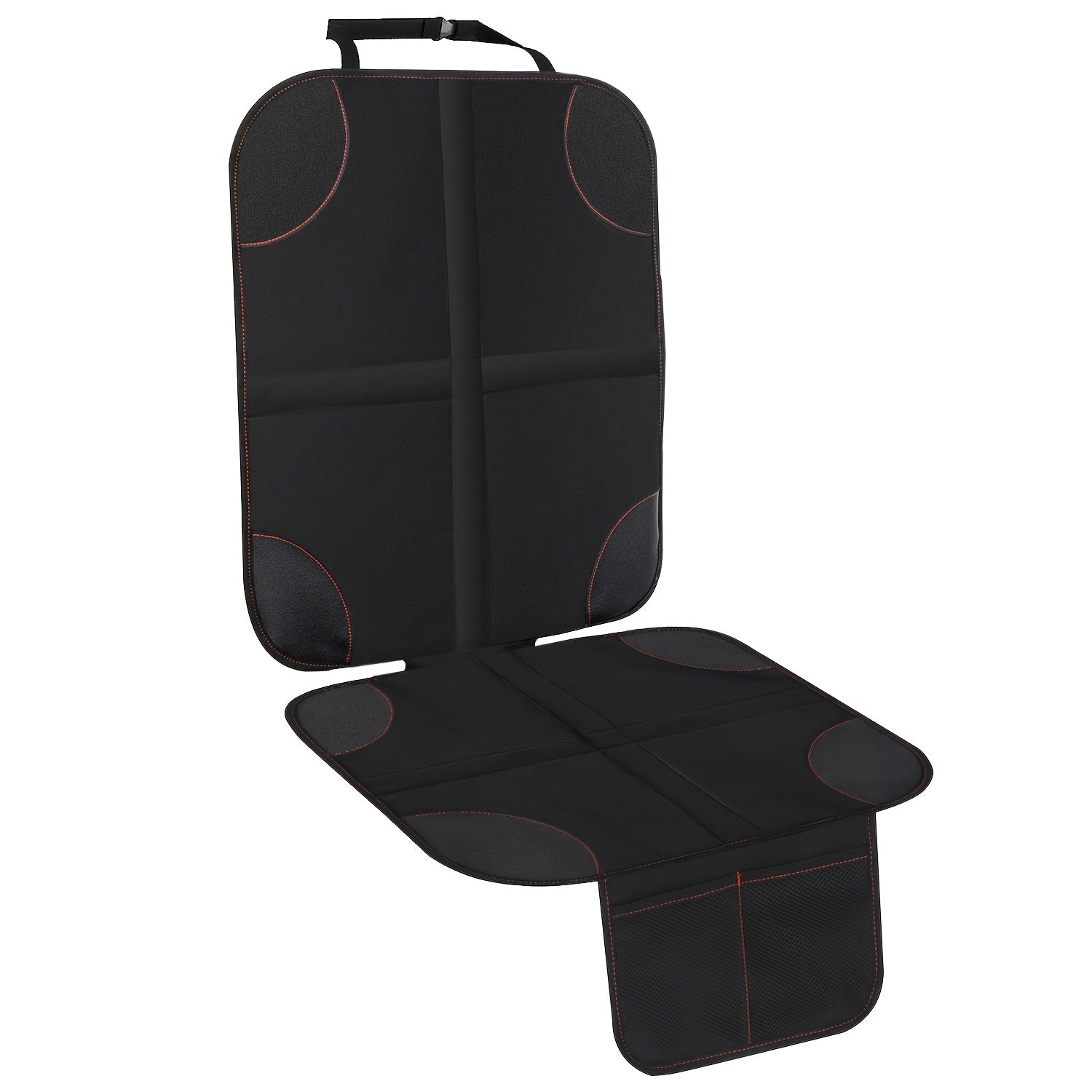 Funda de asiento de coche de cuero PU transpirable de lino, impermeable, antideslizante, cojín delantero