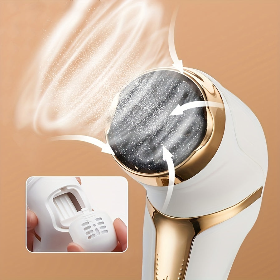 Electric Callus Remover with Vacuum Rechargeable Foot Care Kit with 9 Heads LCD Display