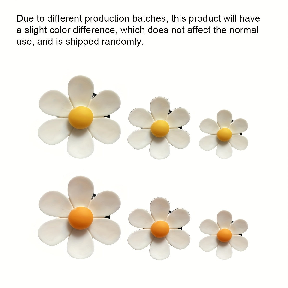 3pcs Daisy Car Vent Clips Aromatherapy Diffuser Decorative Air Freshener