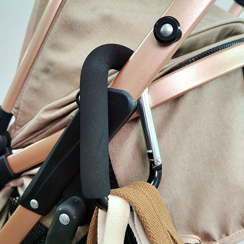 Black Stroller Hook for Hanging Items Travel Accessory
