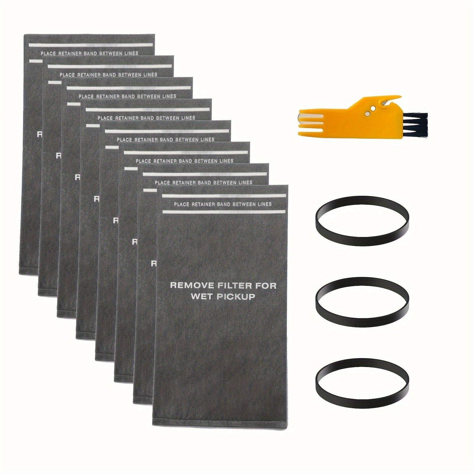 Craftsman Shop Vac Chang Mat Filtr Sumkalari - 8 ta to'plam, 9.46 L - Ko'pchilik Powerhead Chekkalariga mos kelishi uchun mo'ljallangan, Qism raqami #9-38737/CMXZVBE38737