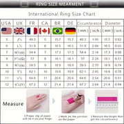 Men's Black Cubic Zirconia Ring with Floral Design for Weddings and Business