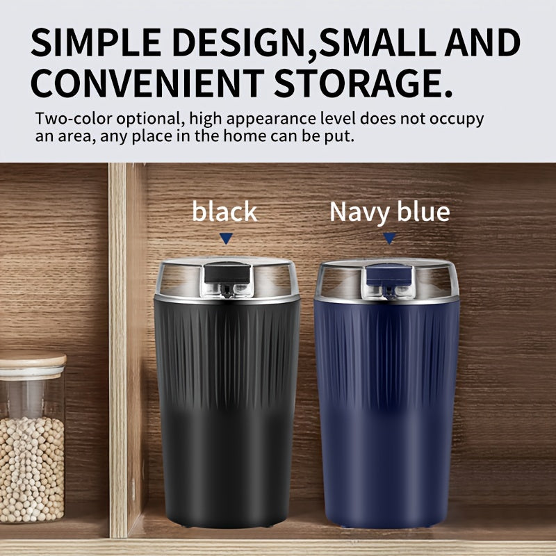 Electric Spice And Coffee Grinder Stainless Steel One Touch Easy to Use