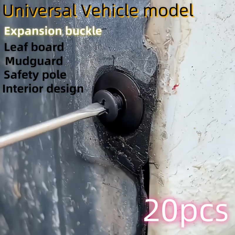 20pcs Universal Polyamide Auto Body Expansion Buckles for Mudguard Trunk Lining