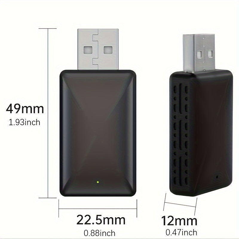 Universal Carplay Adapter 2-in-1 Wired Wireless Dongle for iPhone Android Auto